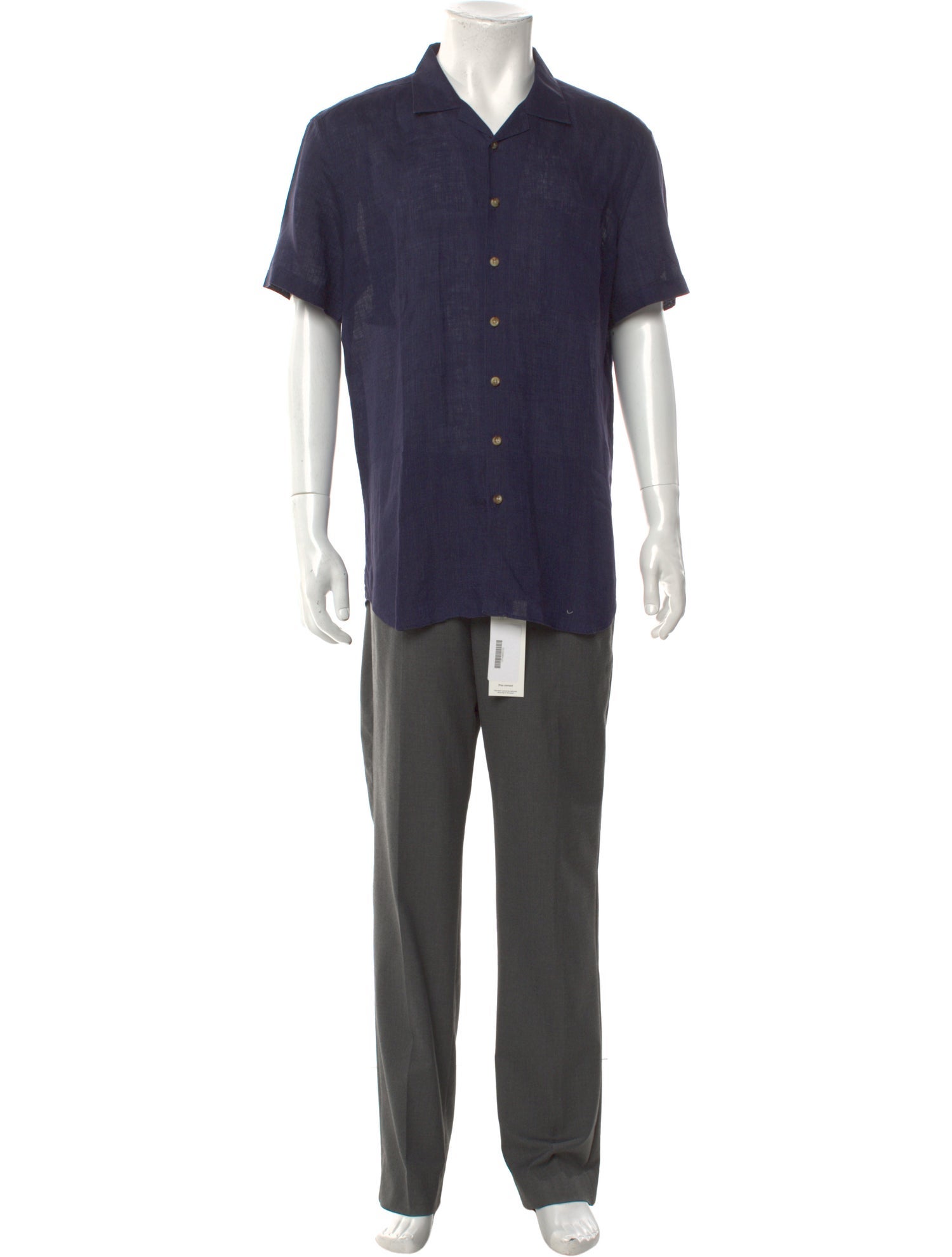 Thom Sweeney Linen Short Sleeve Shirt w/ Tags
