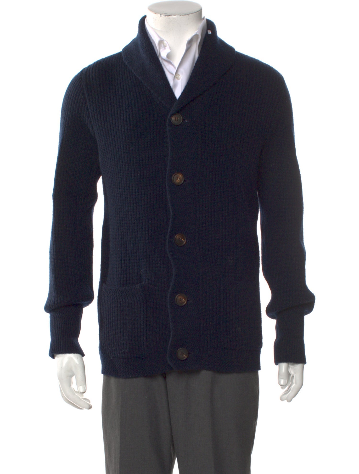 Thom Sweeney Cashmere V-Neck Cardigan