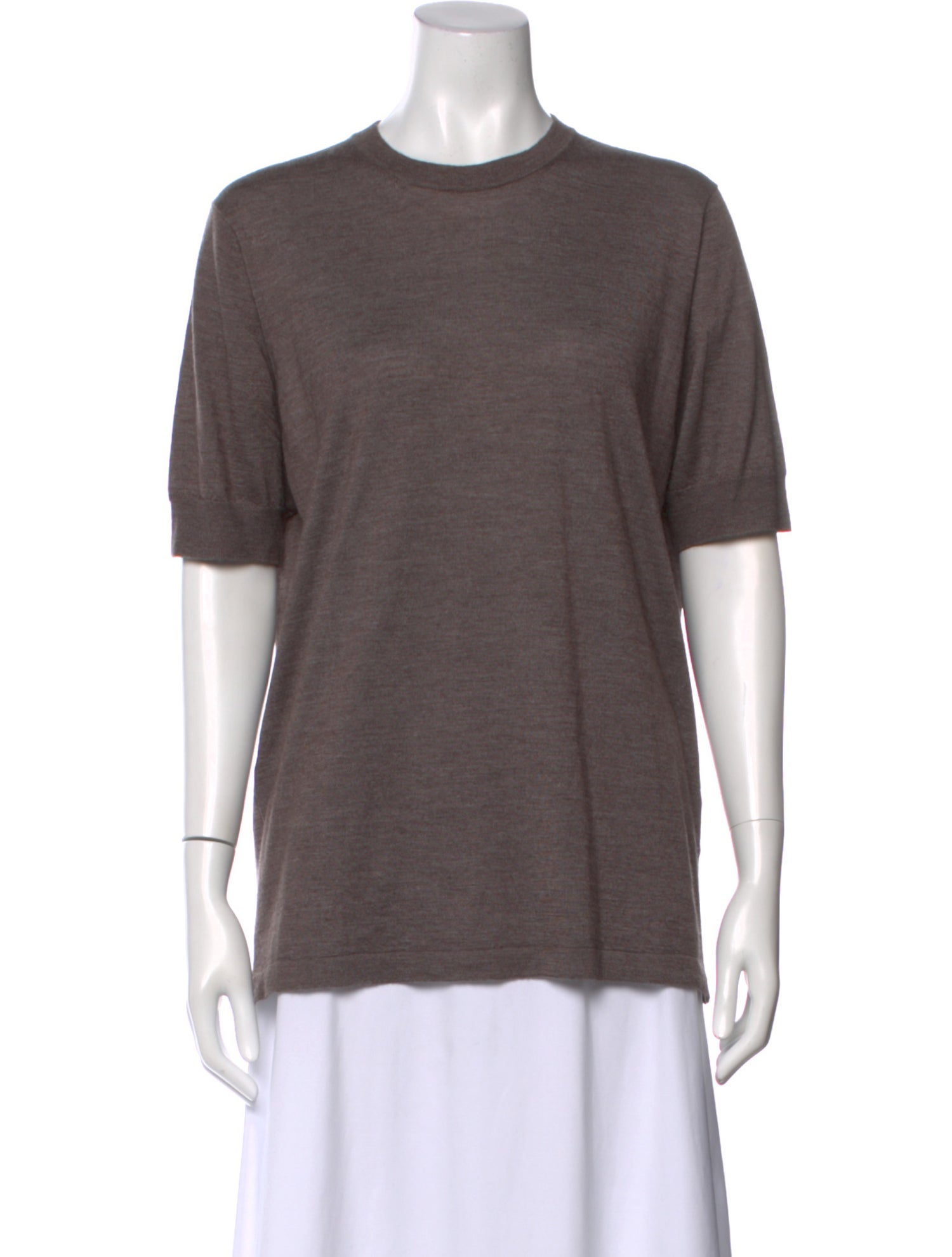 Thom Sweeney Cashmere Crew Neck T-Shirt