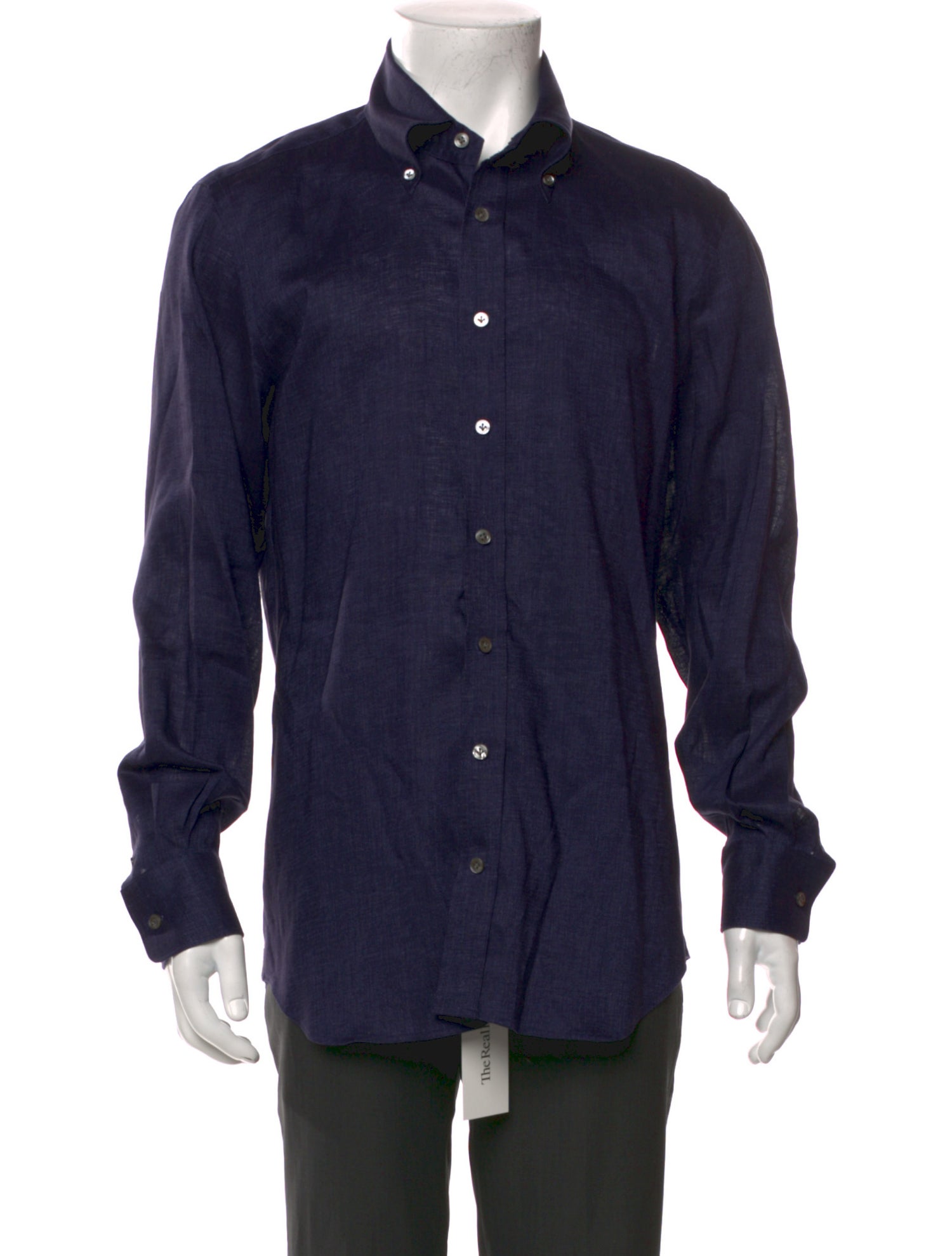 Thom Sweeney Linen Long Sleeve Shirt