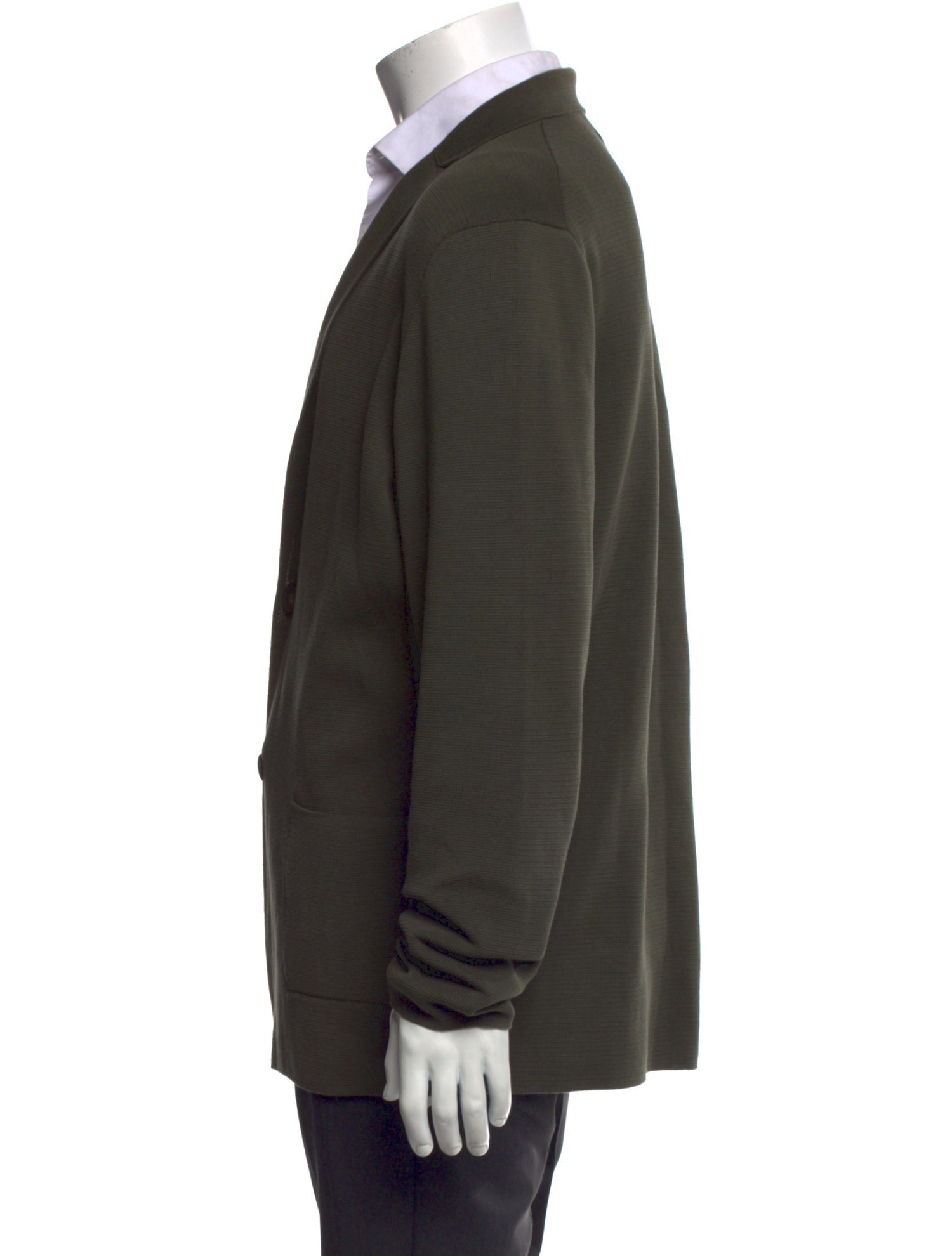 Thom Sweeney Collar Long Sleeve Cardigan