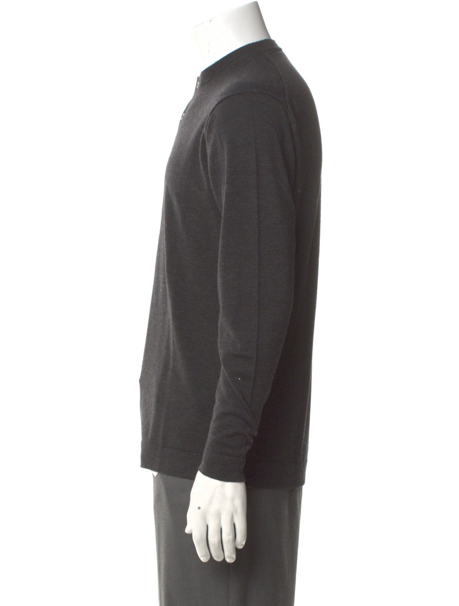 Thom Sweeney Merino Wool Long Sleeve Shirt