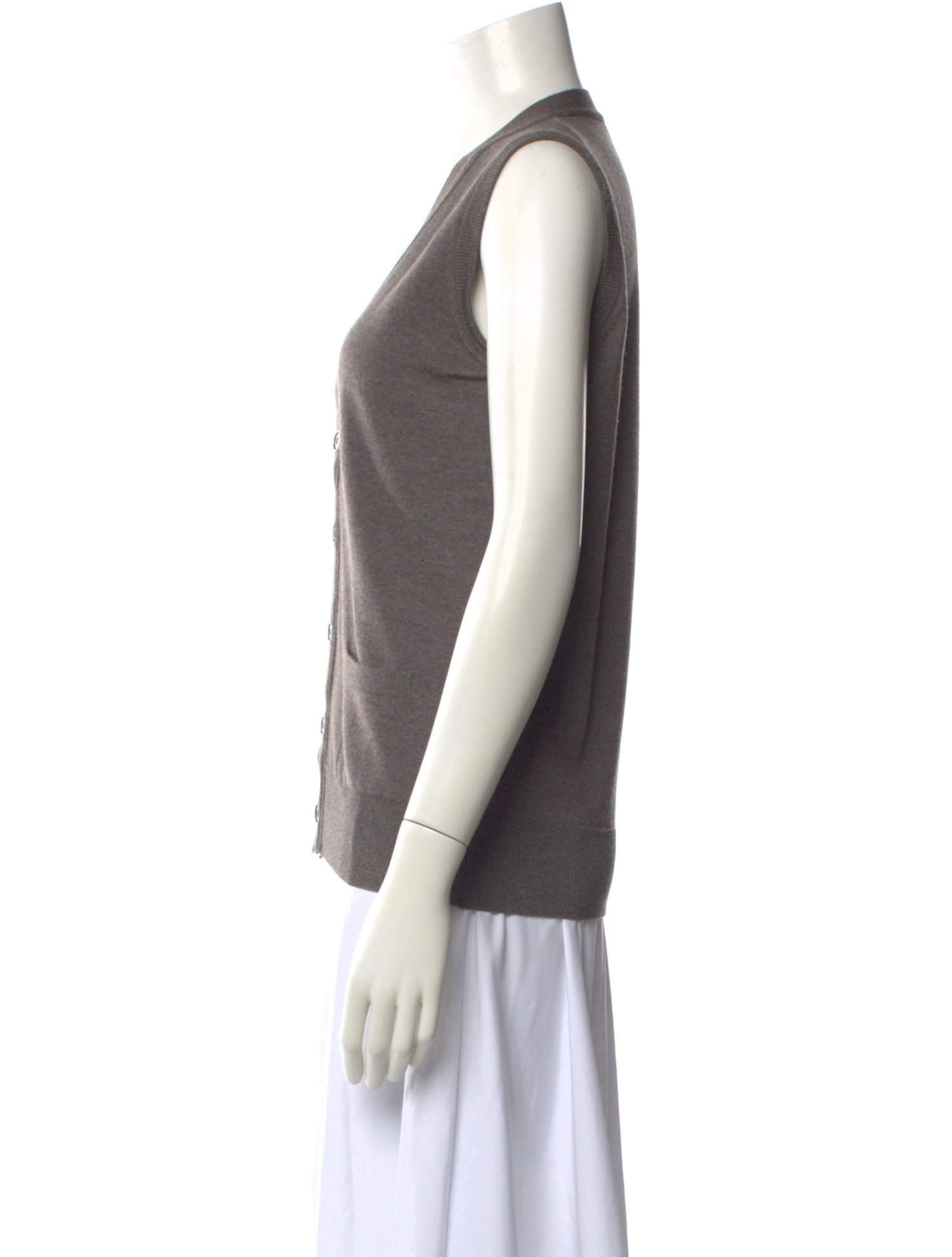 Thom Sweeney Merino Wool V-Neck Cardigan