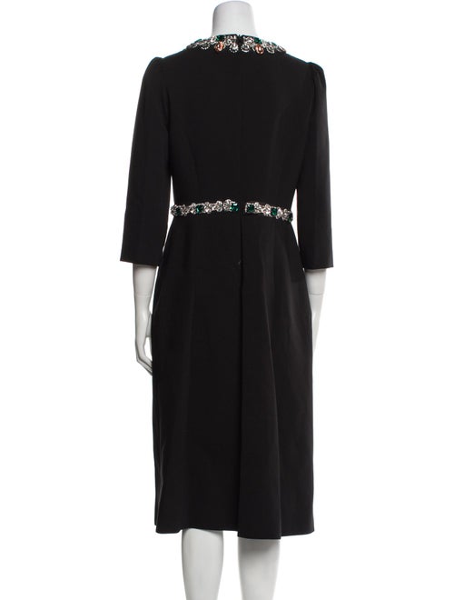 Theo Crew Neck Midi Length Dress