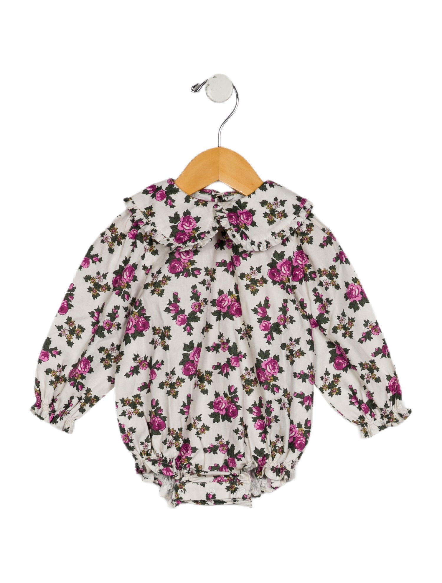 The New Society Infant Girls' Long SLeeve Print One Piece w/Tags