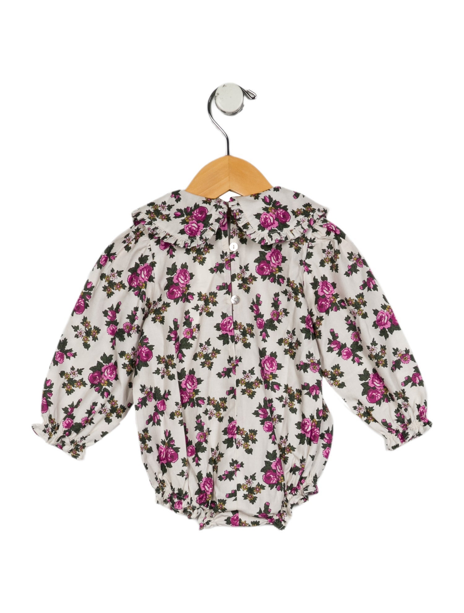 The New Society Infant Girls' Long SLeeve Print One Piece w/Tags