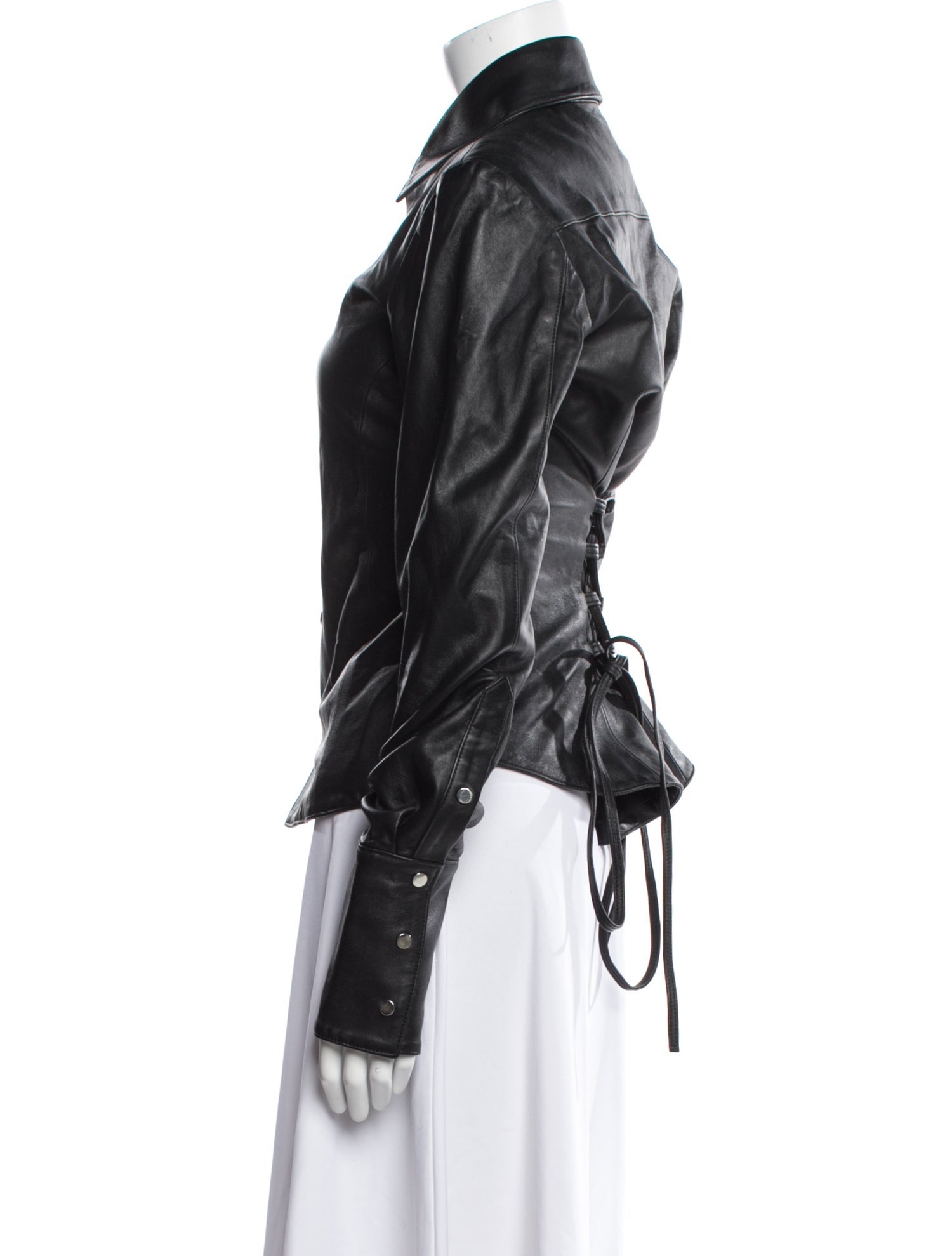 Theophilio Lambskin Biker Jacket