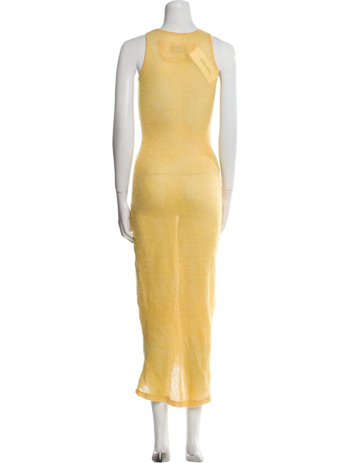 Theophilio Scoop Neck Long Dress