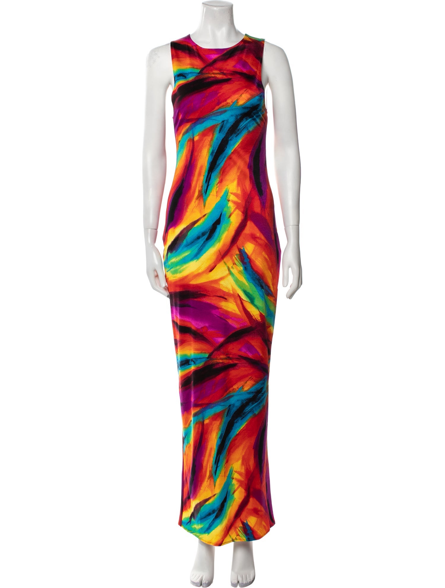 Theophilio Printed Long Dress