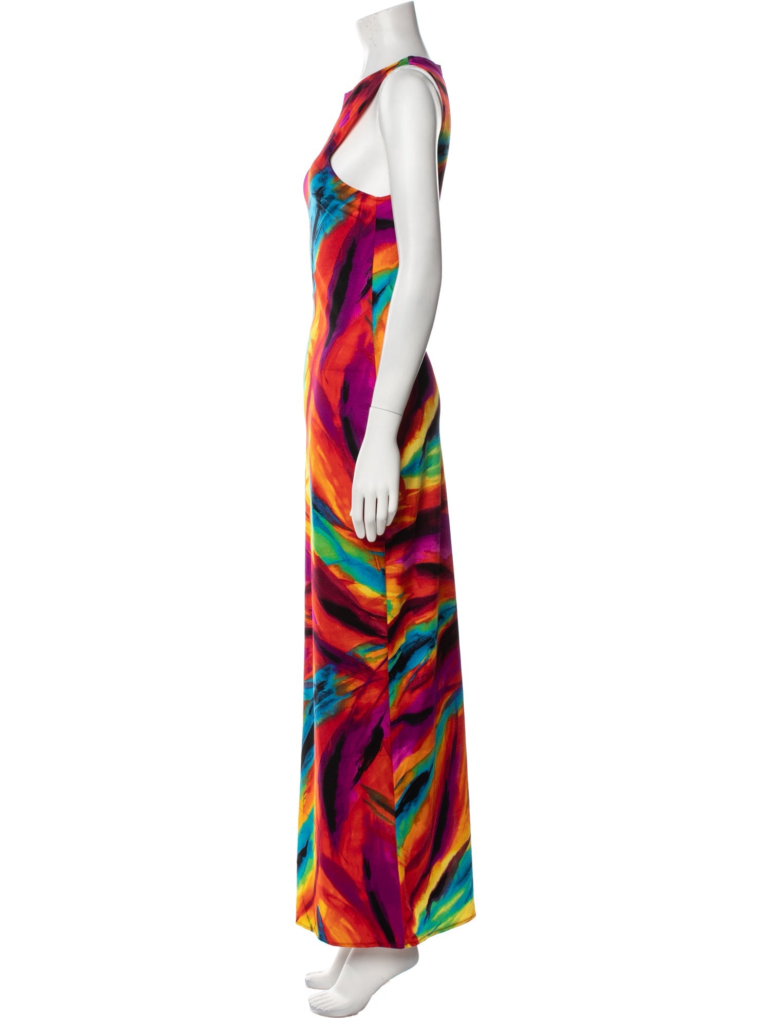 Theophilio Printed Long Dress
