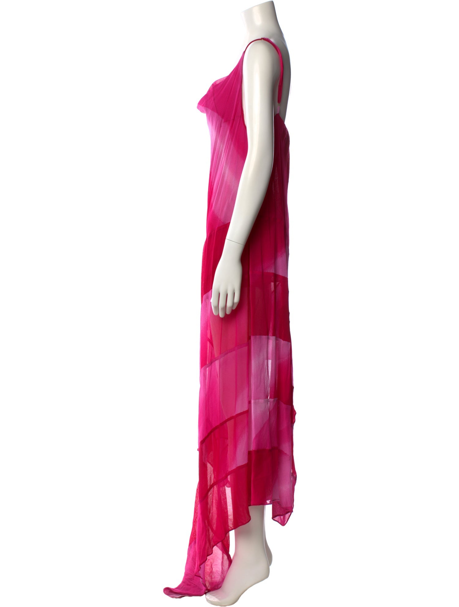 Theophilio Tie-Dye Print Long Dress