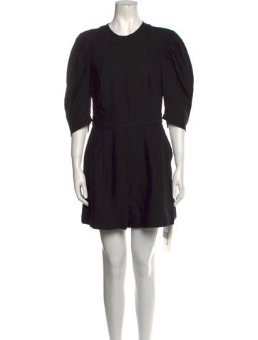 Three Graces London Jumpsuits and Rompers Linen Crew Neck Romper Us8, Uk12 | M