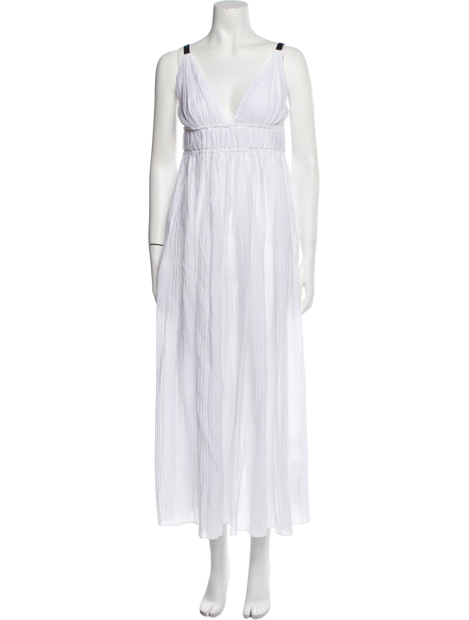Three Graces London Plunge Neckline Long Dress w/ Tags