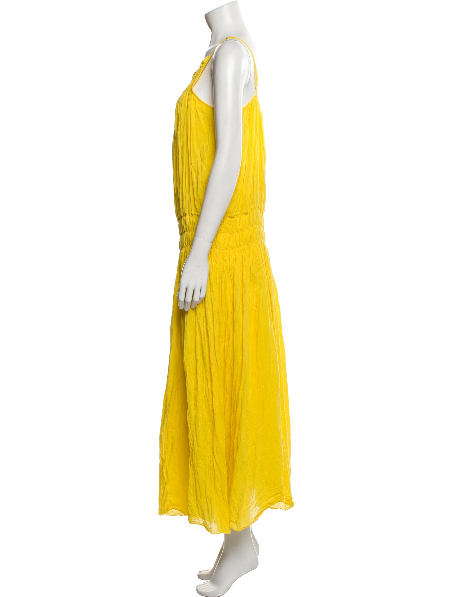 Three Graces London Scoop Neck Long Dress