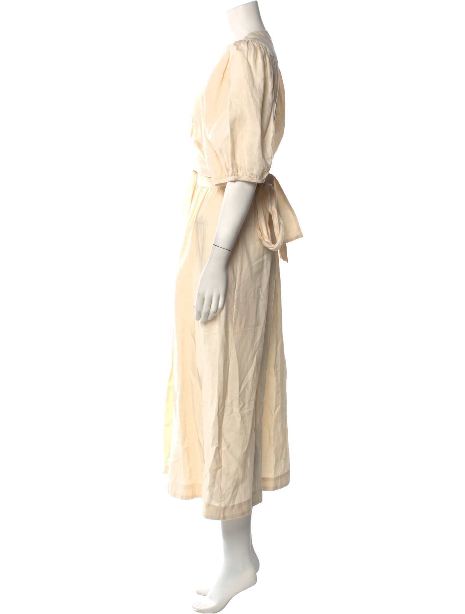 Three Graces London Linen Long Dress