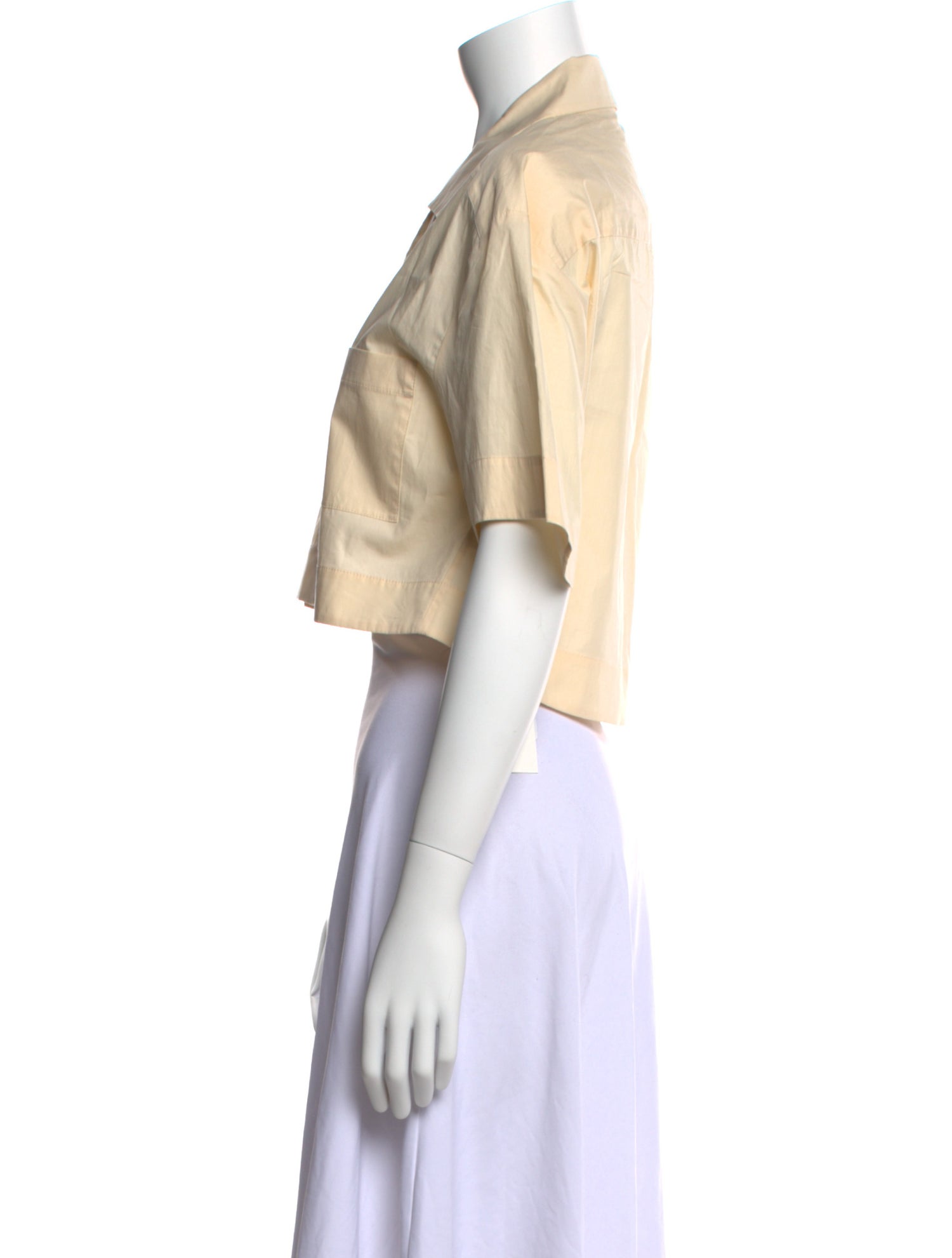 Three Graces London Short Sleeve Crop Top