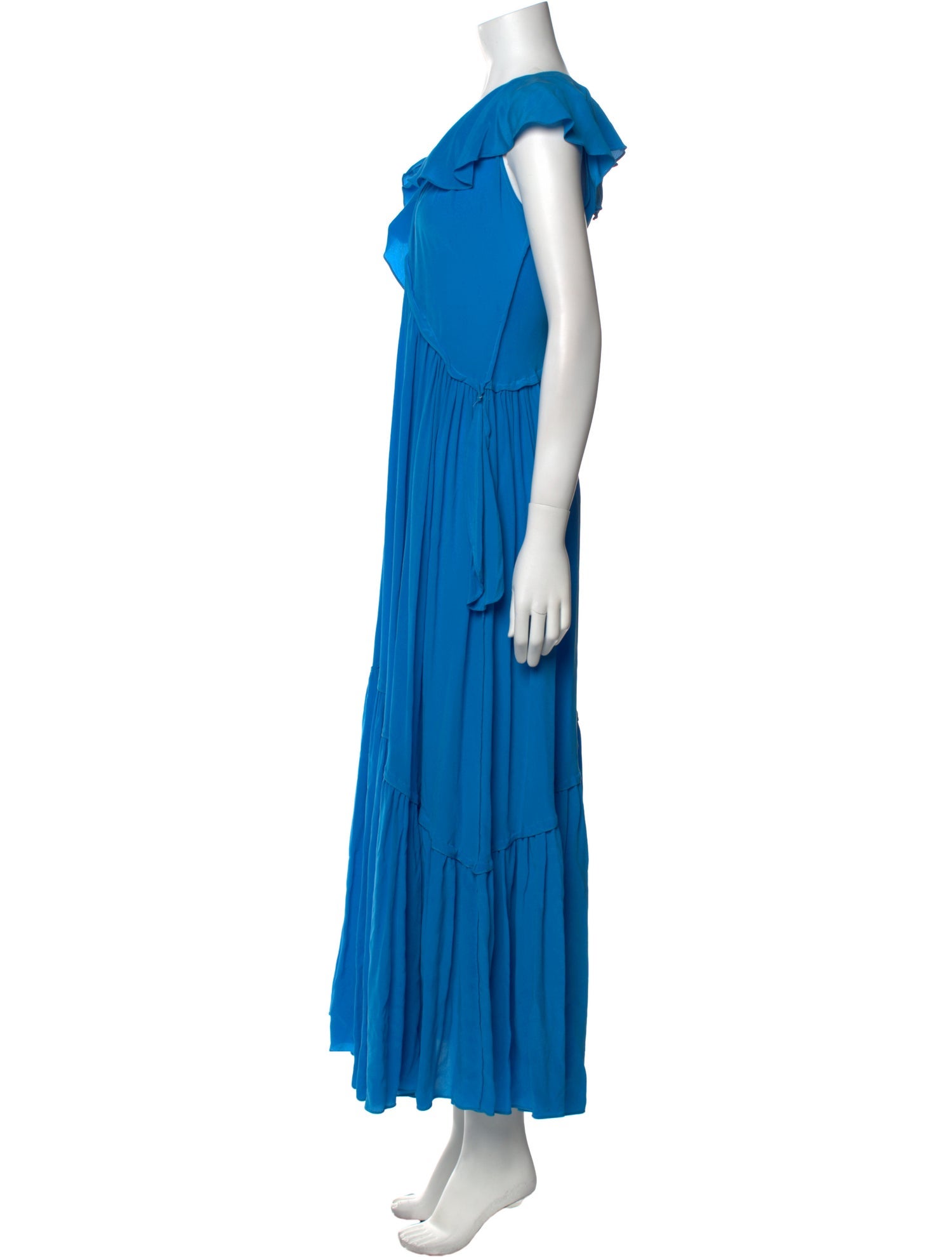 Three Graces London Silk Long Dress