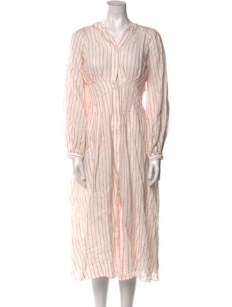 Three Graces London Linen Long Dress