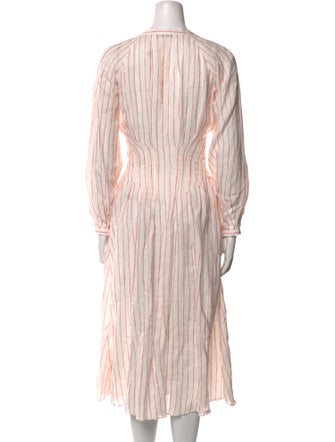 Three Graces London Linen Long Dress