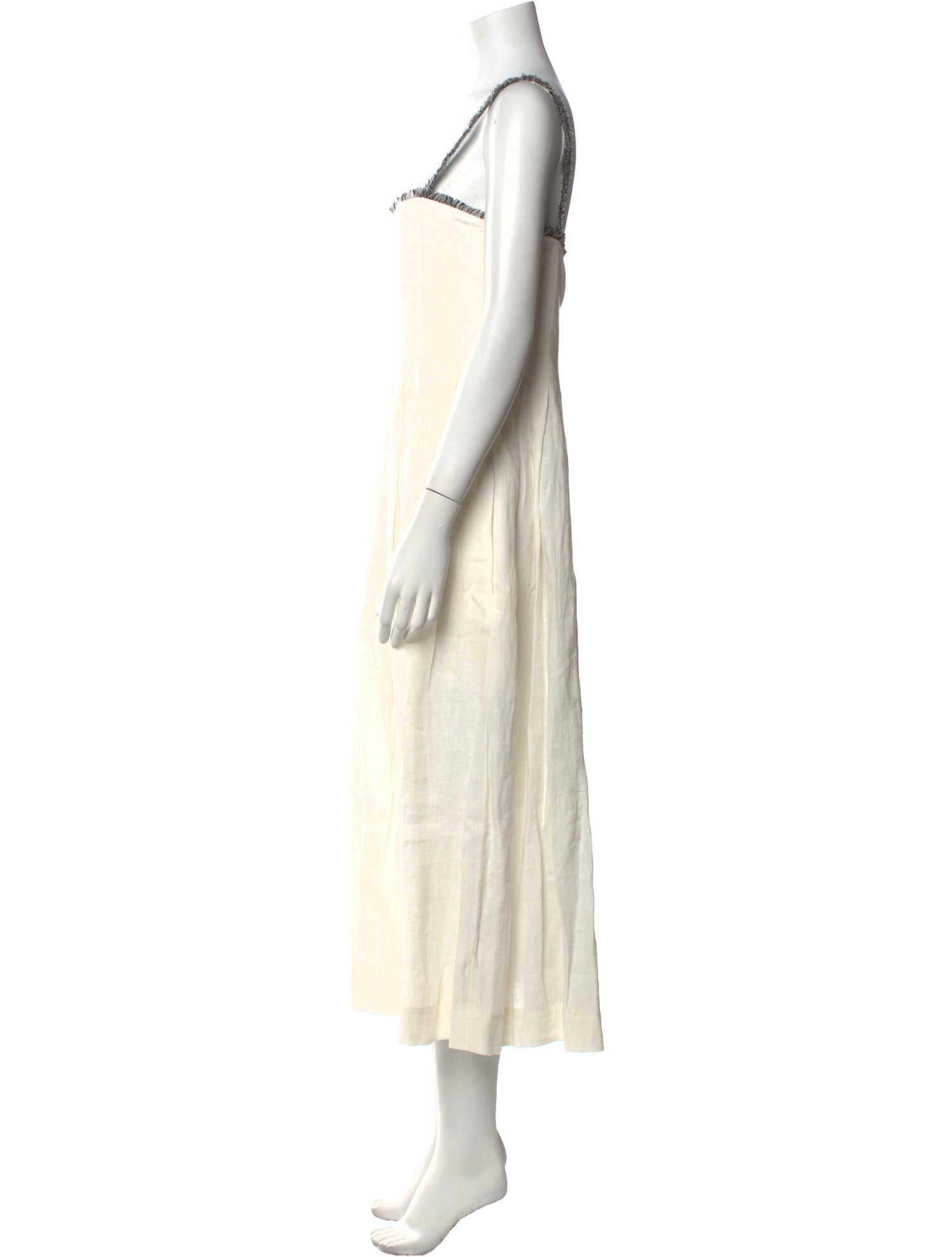 Three Graces London Linen Long Dress