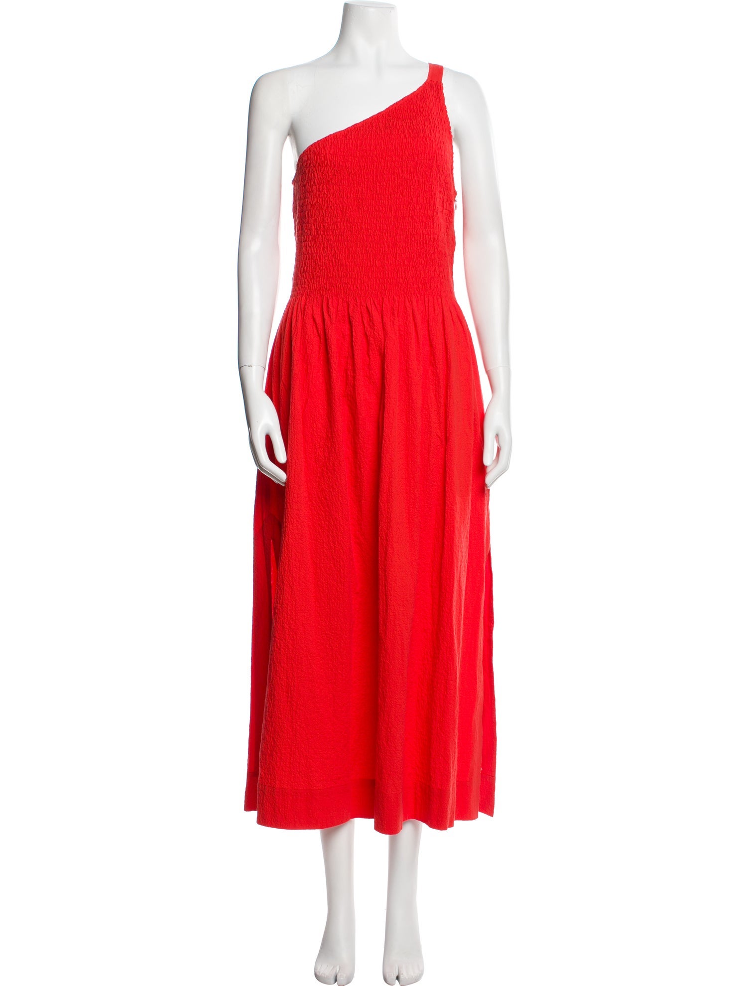 Three Graces London One-Shoulder Long Dress