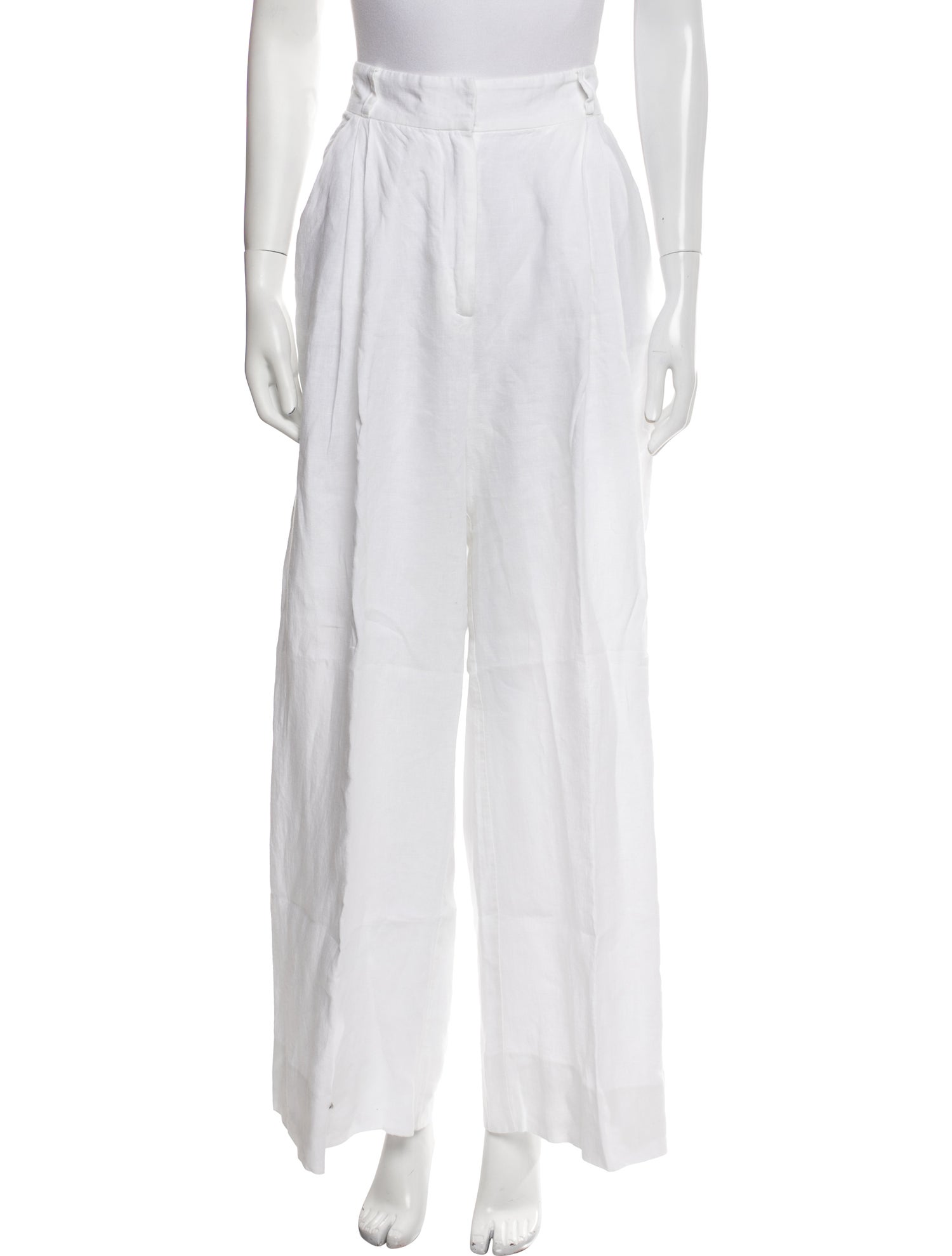 Three Graces London Linen Wide Leg Pants