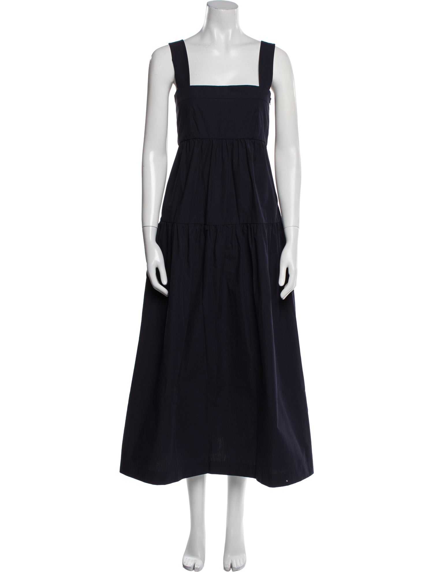 Three Graces London Square Neckline Long Dress