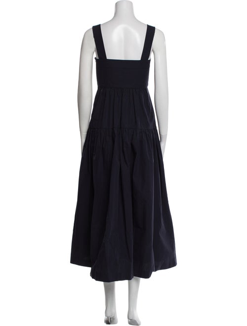 Three Graces London Square Neckline Long Dress
