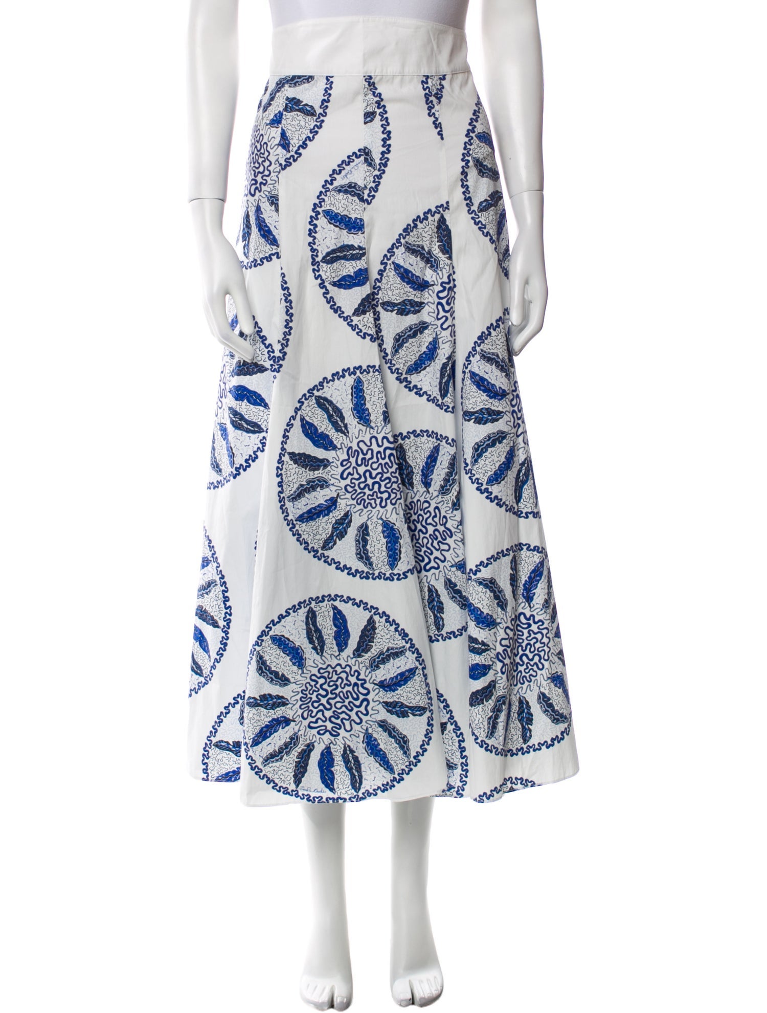 Three Graces London Floral Print Midi Length Skirt w/ Tags