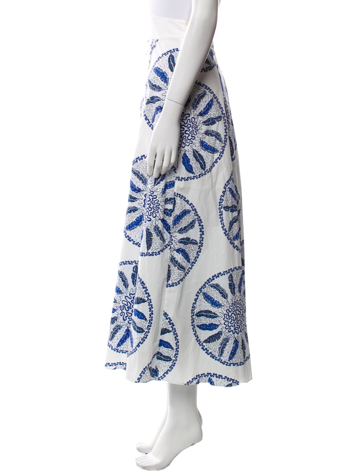 Three Graces London Floral Print Midi Length Skirt w/ Tags