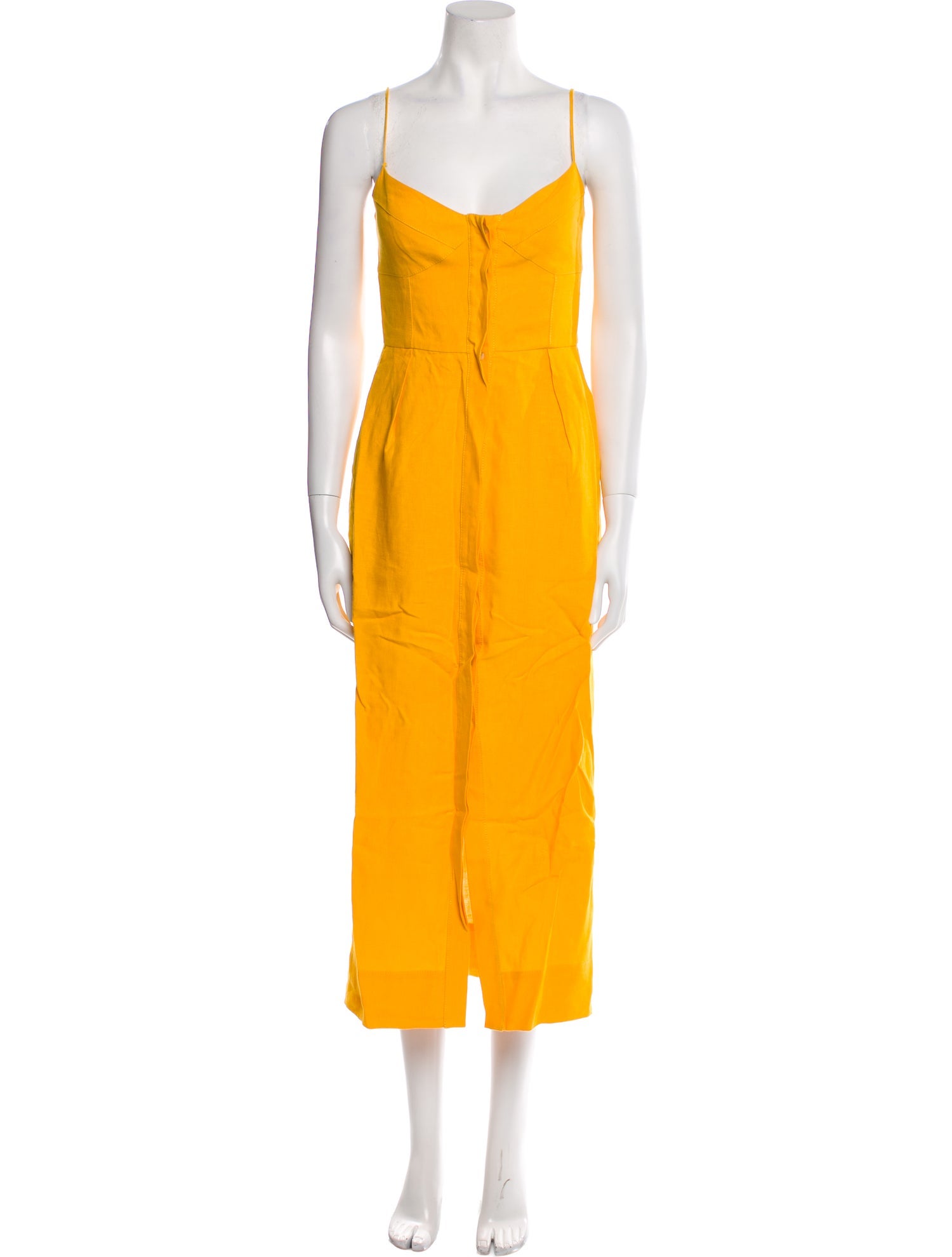 Three Graces London Linen Long Dress