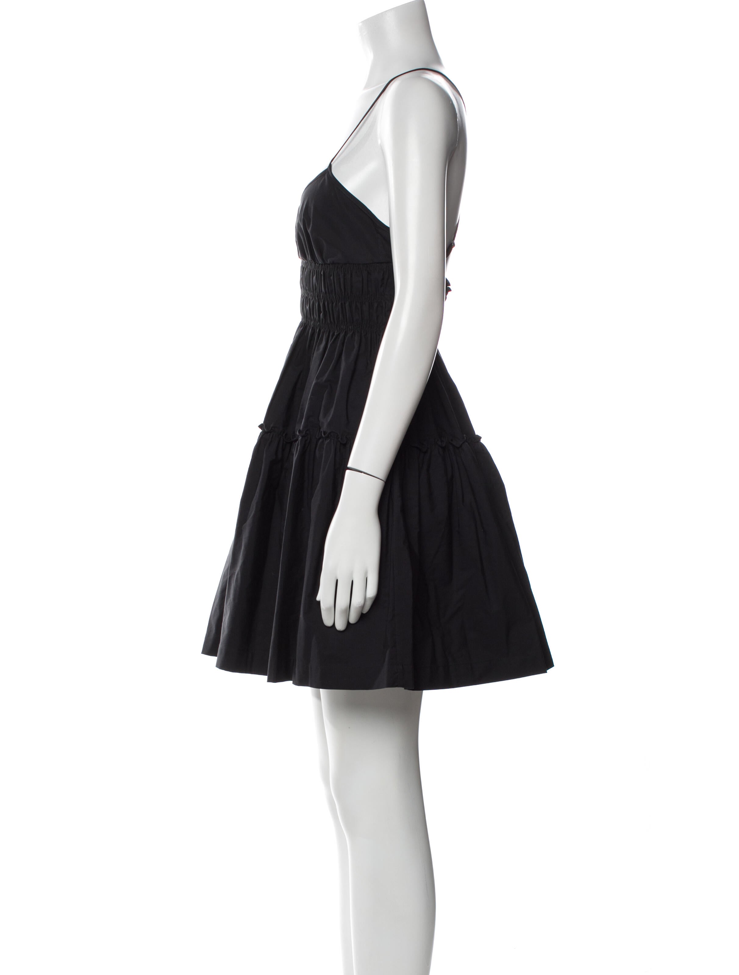 Three Graces London V-Neck Mini Dress