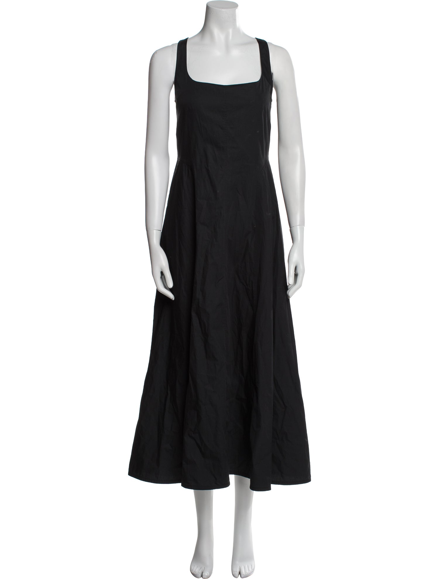 Three Graces London Square Neckline Long Dress