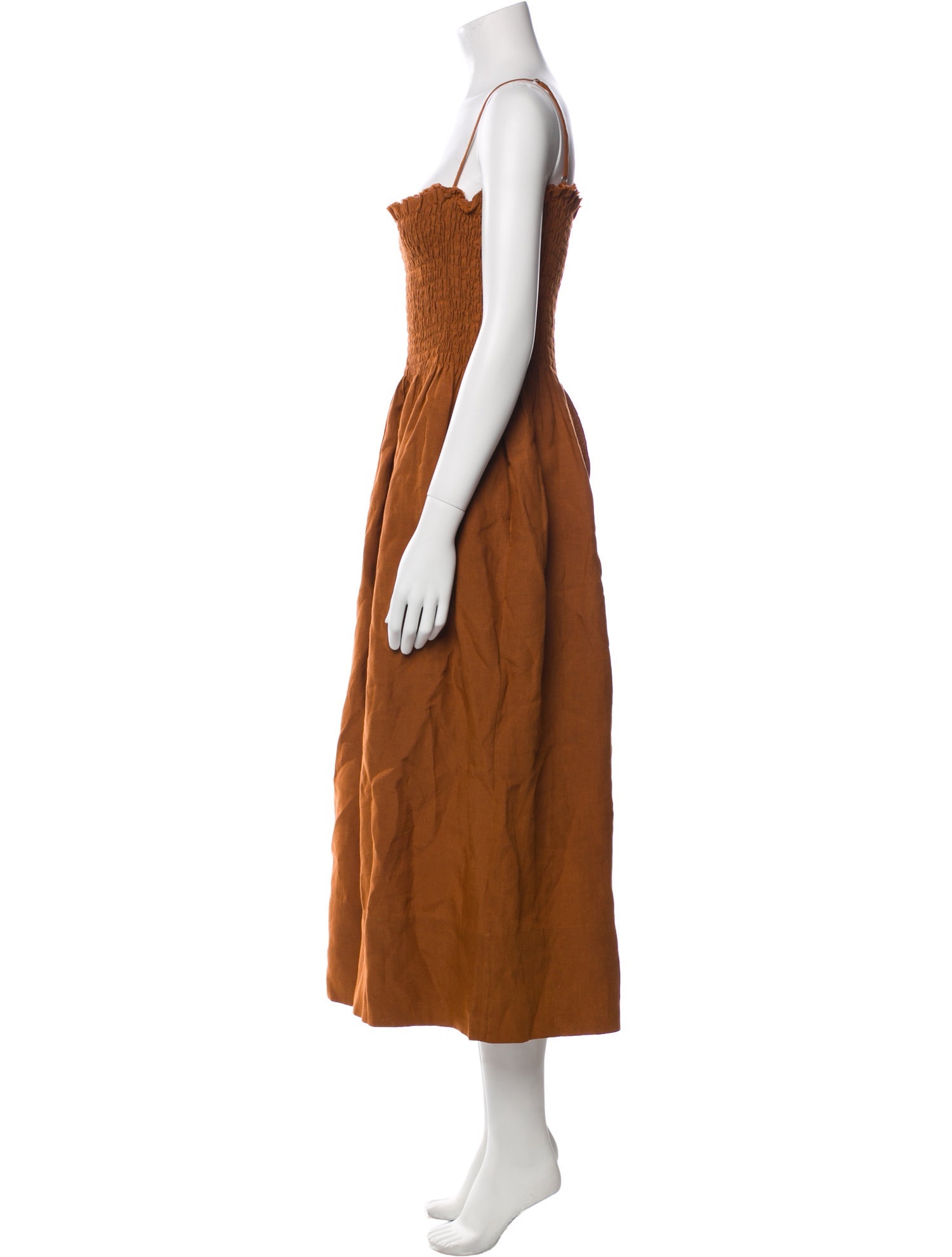 Three Graces London Linen Long Dress
