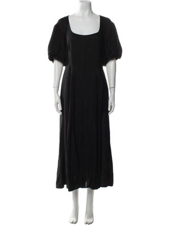 Three Graces London Linen Long Dress