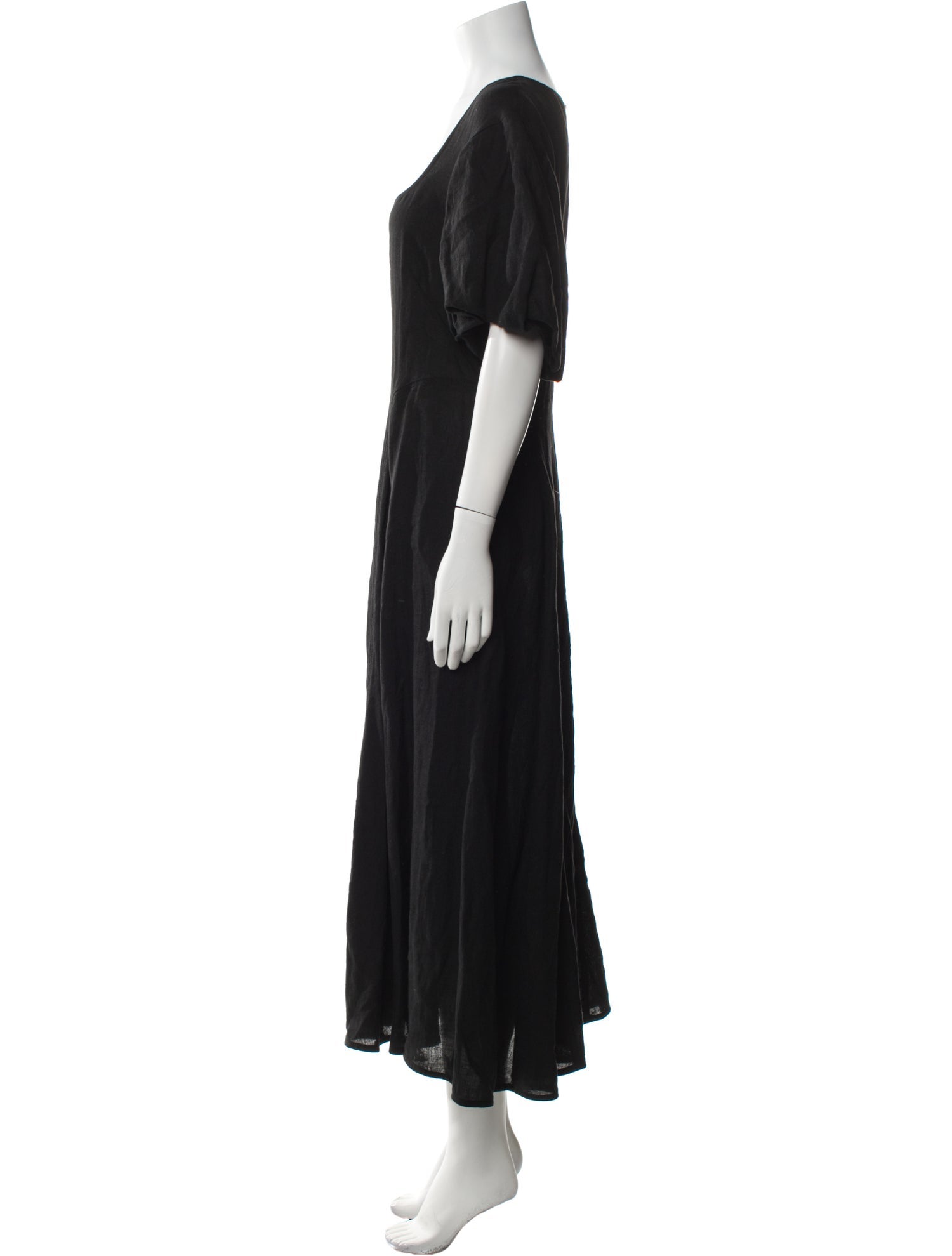 Three Graces London Linen Long Dress