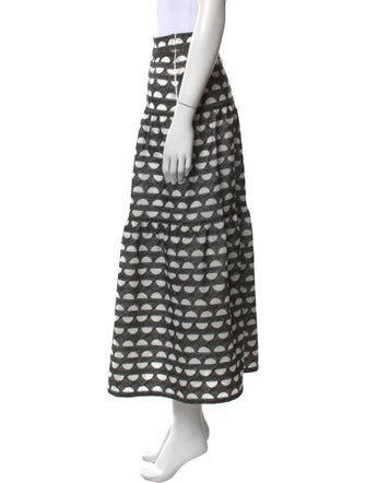 Three Graces London Printed Midi Length Skirt