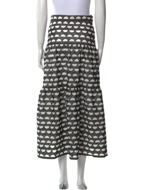 Three Graces London Printed Midi Length Skirt