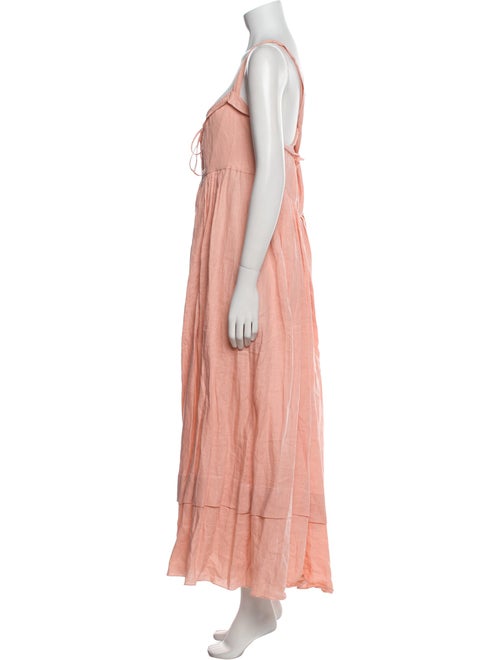 Three Graces London Linen Long Dress