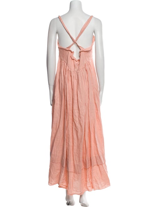 Three Graces London Linen Long Dress