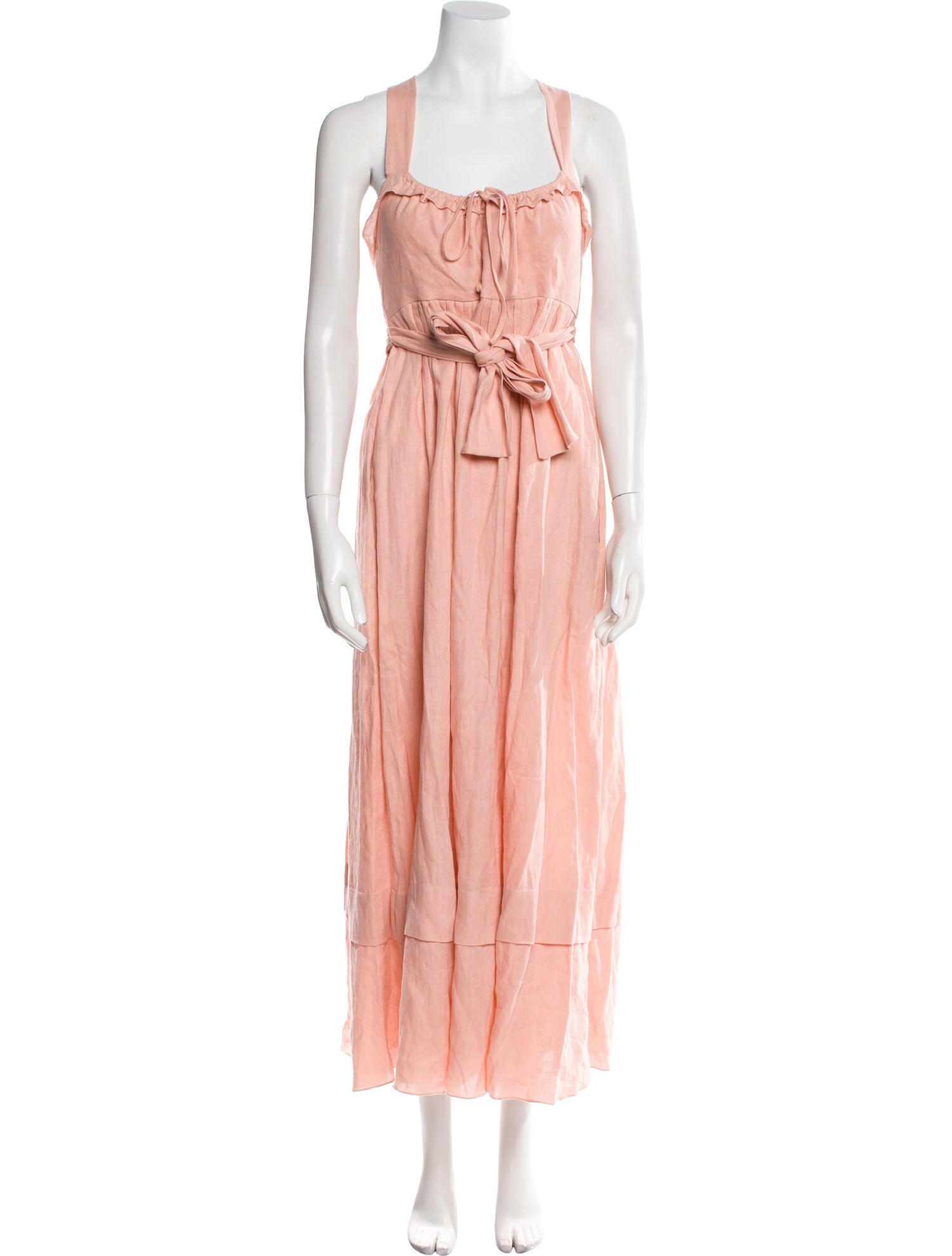 Three Graces London Linen Long Dress