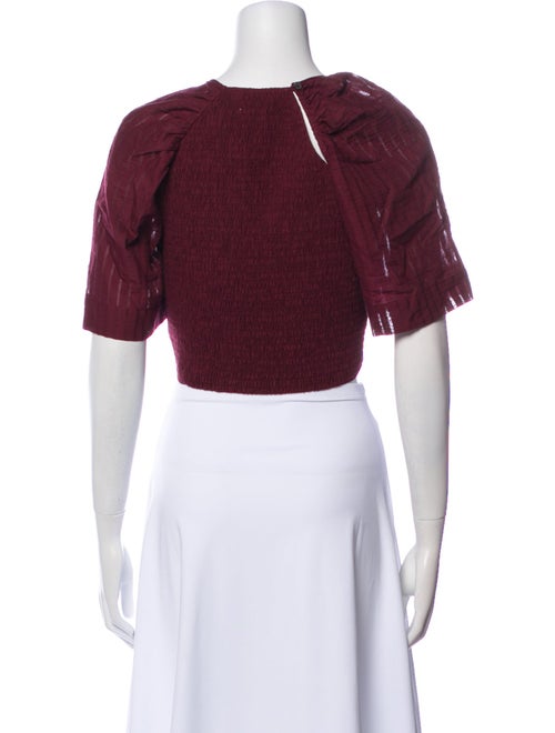 Three Graces London Crew Neck Short Sleeve Crop Top
