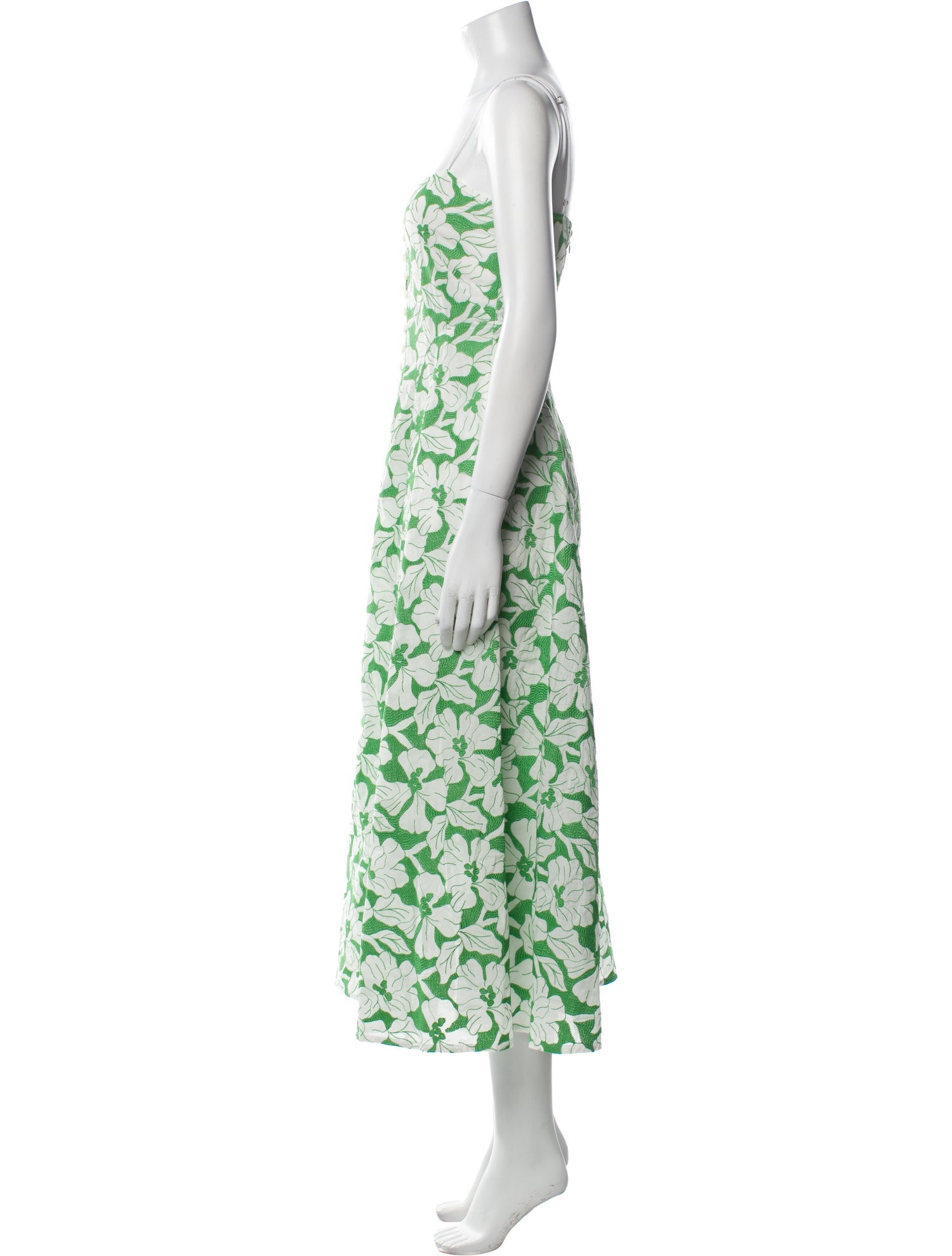 Three Graces London Floral Print Long Dress