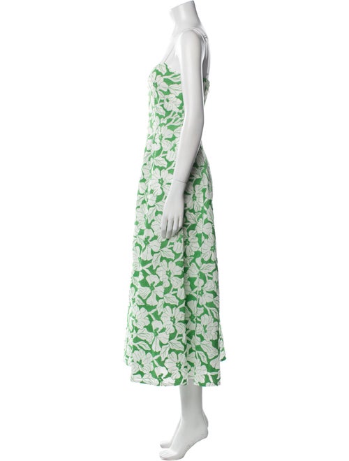 Three Graces London Floral Print Long Dress