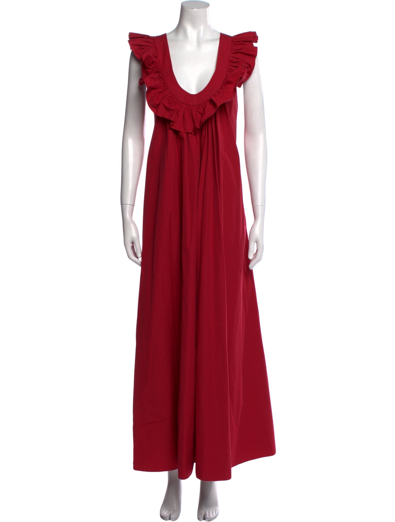 Three Graces London Scoop Neck Long Dress