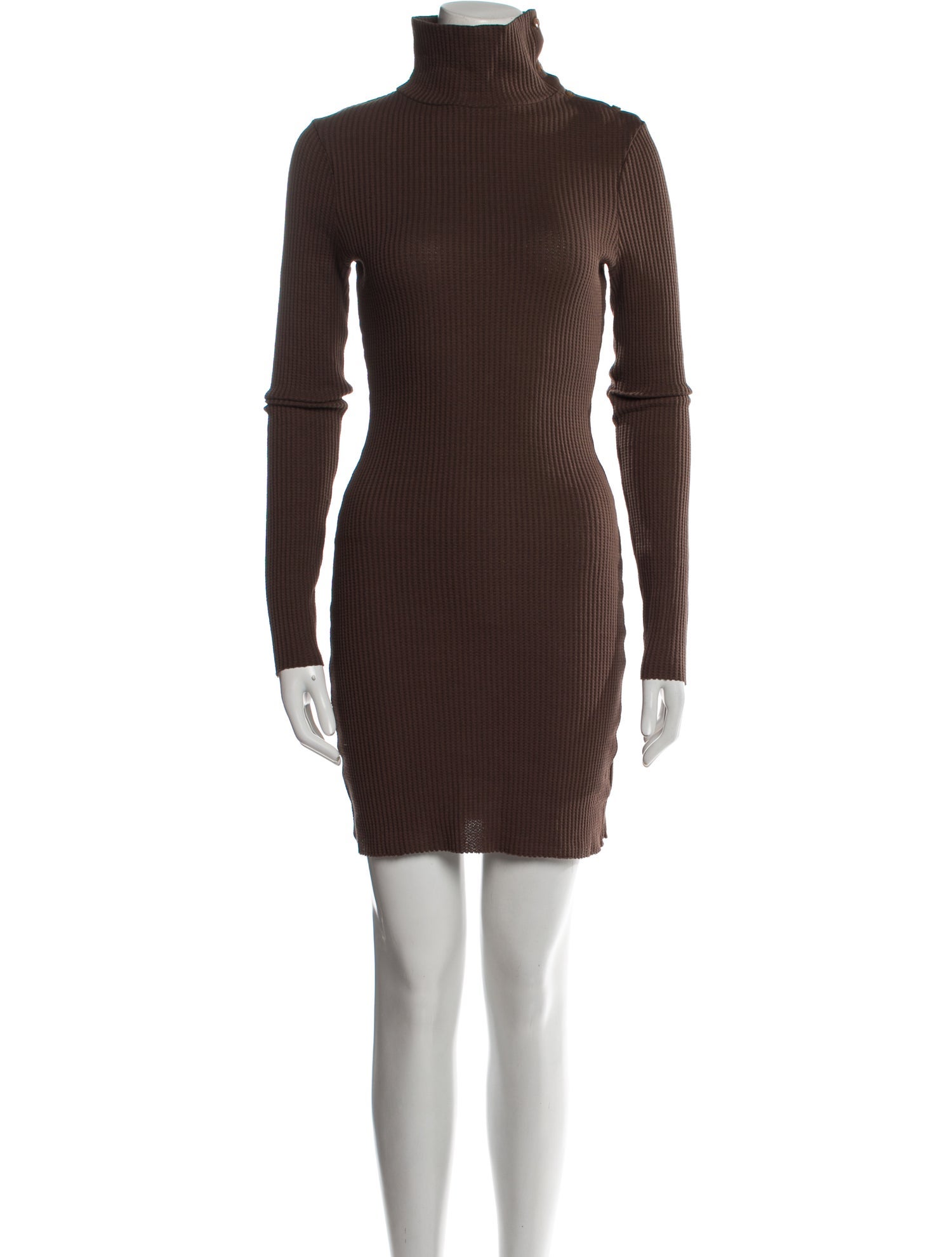 The Range Turtleneck Mini Dress w/ Tags - Brown Dresses, Clothing -  WTHRG21708 | The RealReal