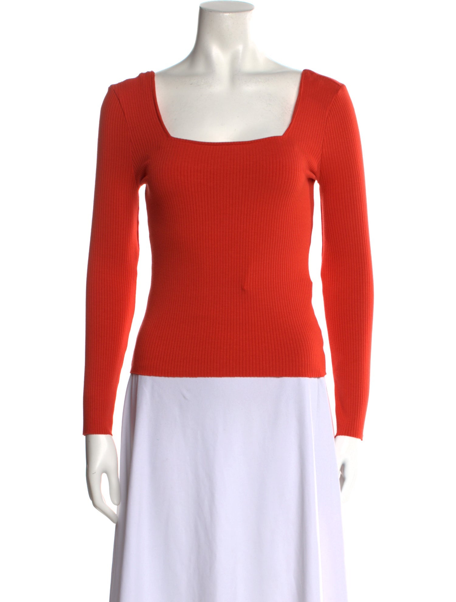 The Range Square Neckline Long Sleeve Top