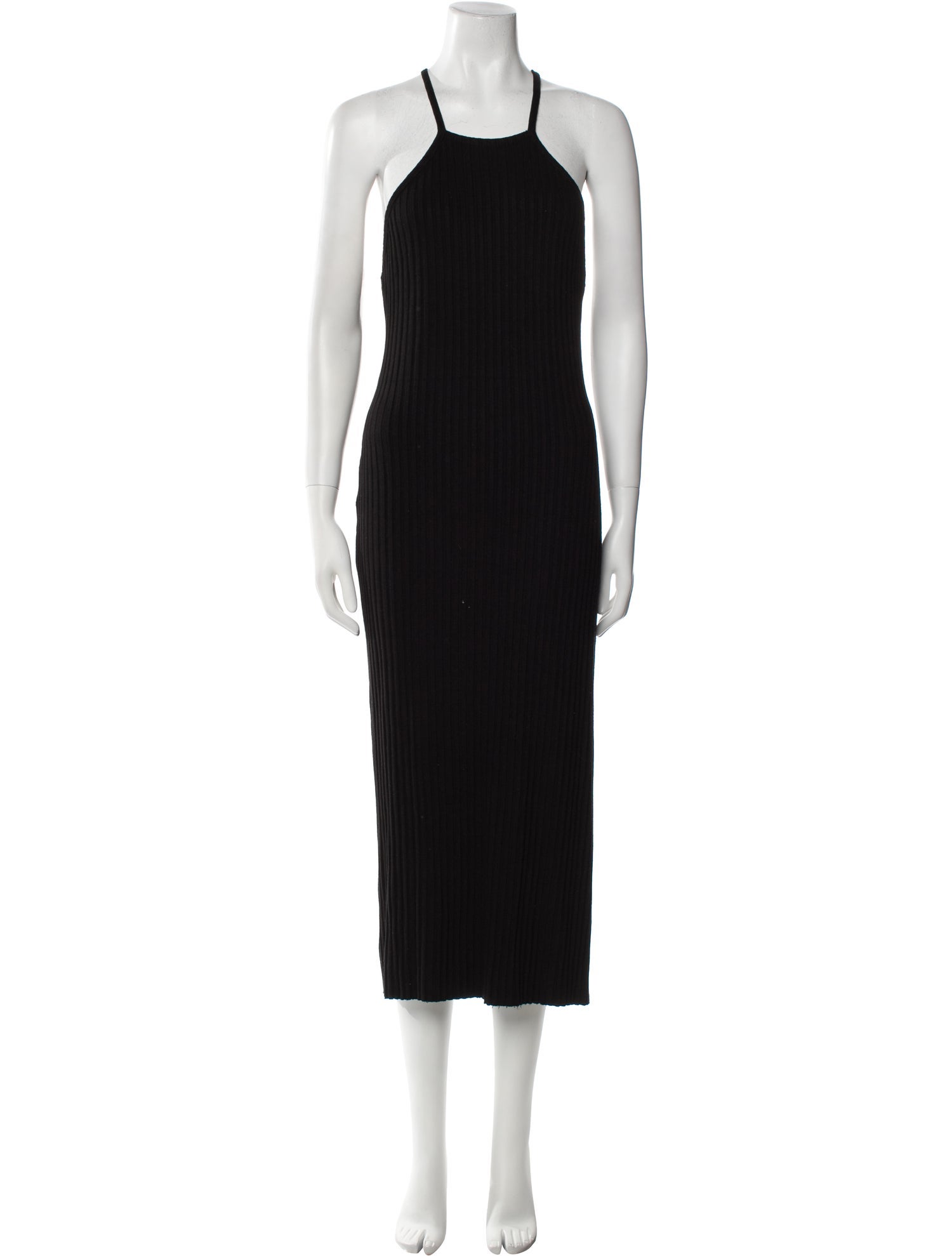 The Range Square Neckline Midi Length Dress