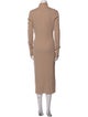 The Range Turtleneck Long Dress
