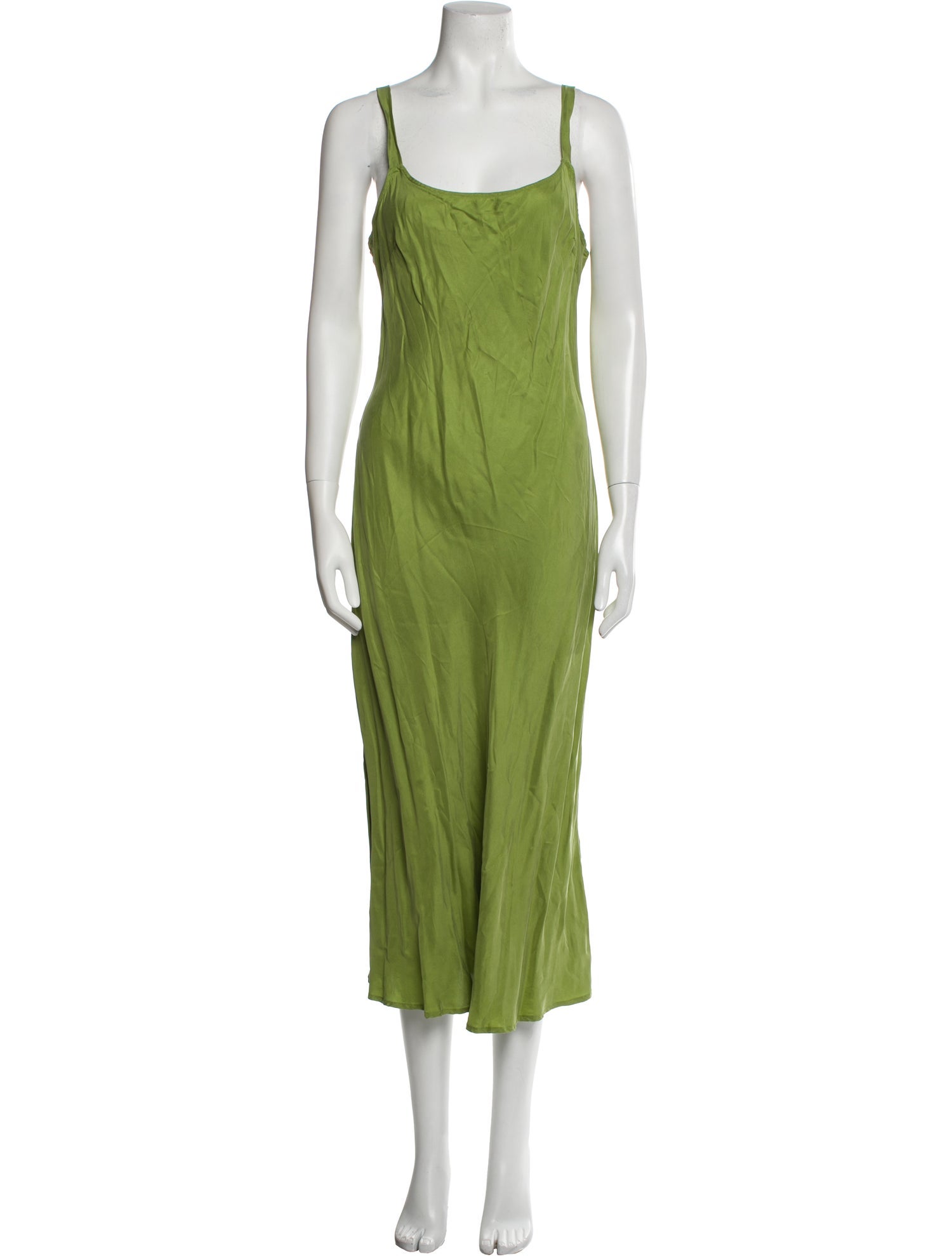 Thrills Square Neckline Midi Length Dress